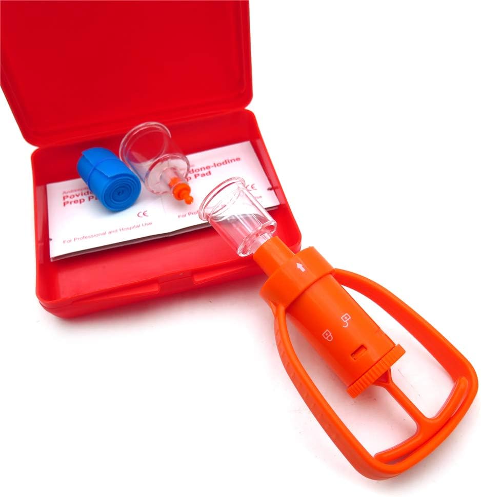 HTTMT- ET-Extractor001 -Outdoor Emergency Venom Extractor Pump First Aid Safety Snake Bite Tool Kit