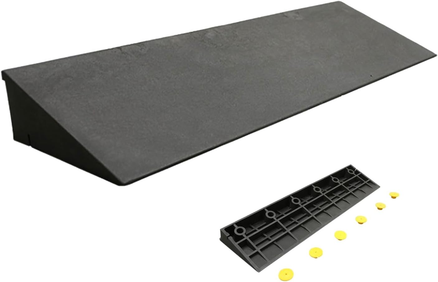 Wheelchair Threshold Ramps For Doorways 3 Inch Rise Rubber Curb Ramp Portable Lightweight Threshold Ramp Height 1/2/3/4/5/6 CM For Step Bicycles Wheelchair Scooters (Size : 50 * 16 * 6CM)