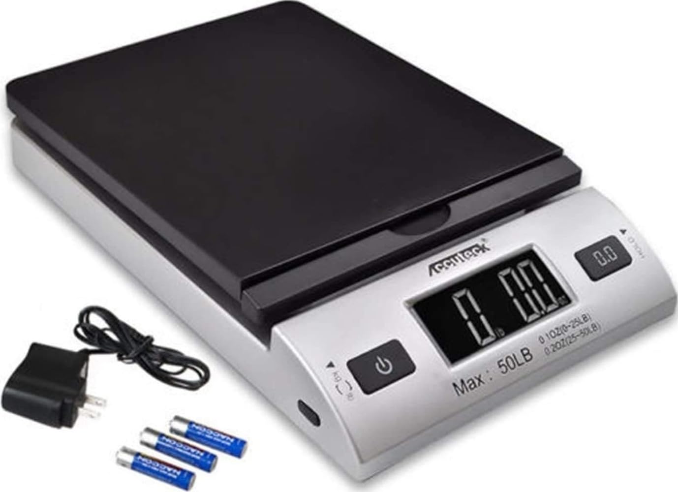 Accuteck 8250 High Accuracy Digital Shipping Scale and Postal Scale, 0.1oz Precision, 50Lb