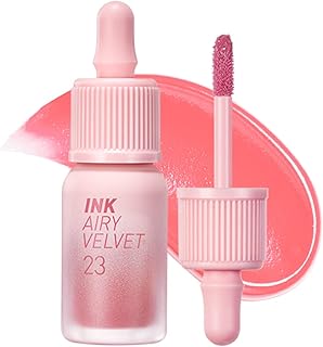 Peripera Ink Airy Velvet Lip Tint, Liquid Lip (0.14 fl oz, 023 IN THE PEACHLIGHT)