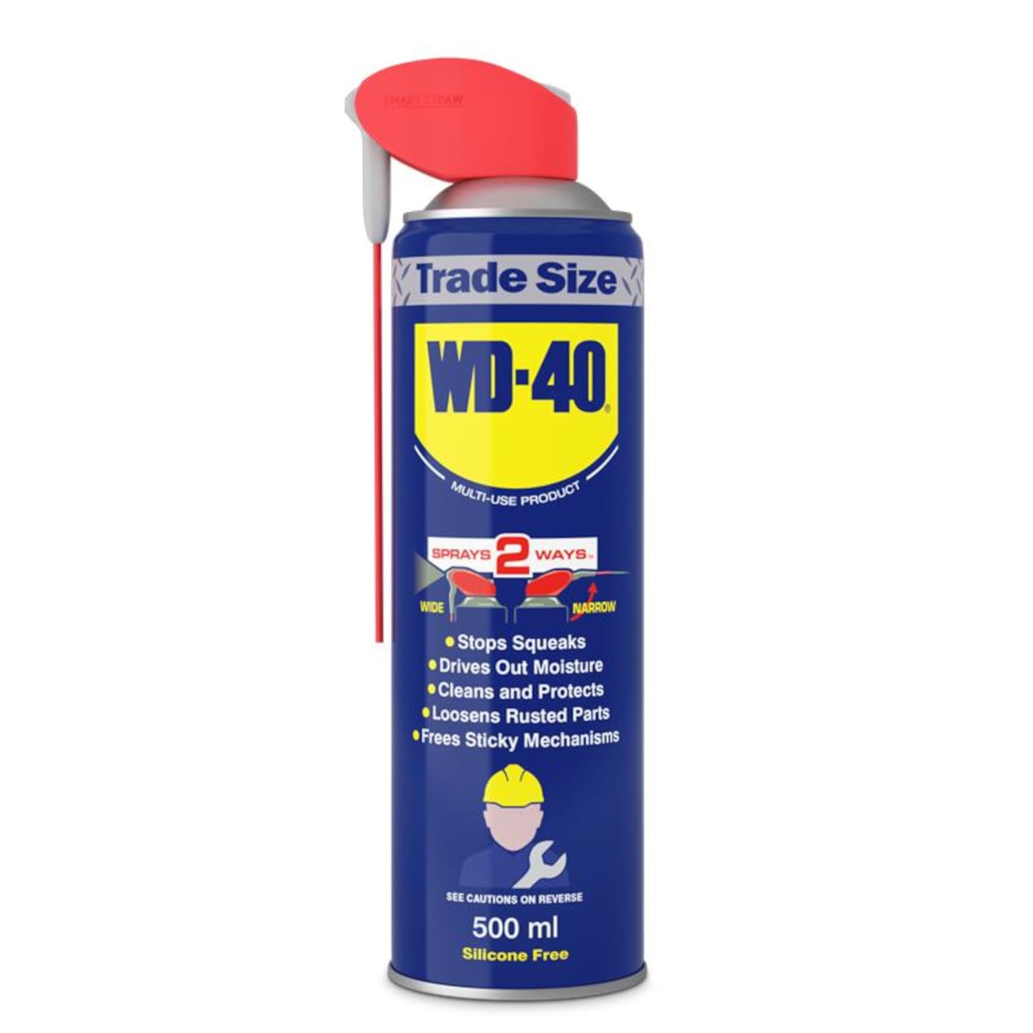 WD-40 Multi-Use Product Smart Straw 500 ml - Smart Straw Technology for Easier Application