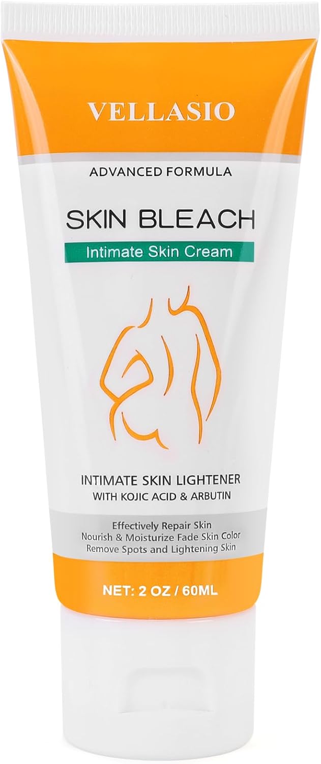 Anal Bleach Cream -Kojic Acid, Arbutin and Vitamin C Intimate Area, Private Area, underarms, Knees, Elbows, Armpit,Butt, Bikini Area, Anus, Inner Thighs 2 Oz