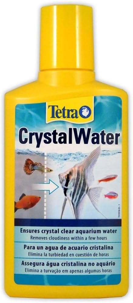 Tetra CrystalWater - eliminates clouding from aquarium for crystal clear water, 250ml