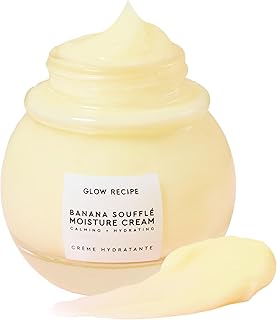 Glow Recipe Banana Souffle Moisturizer Face Cream - Lightweight, Hydrating Moisturizer to Help Soothe Redness & Improve Skin Barrier - Non-Comedogenic Korean Skincare Moisturizer (50 ml)