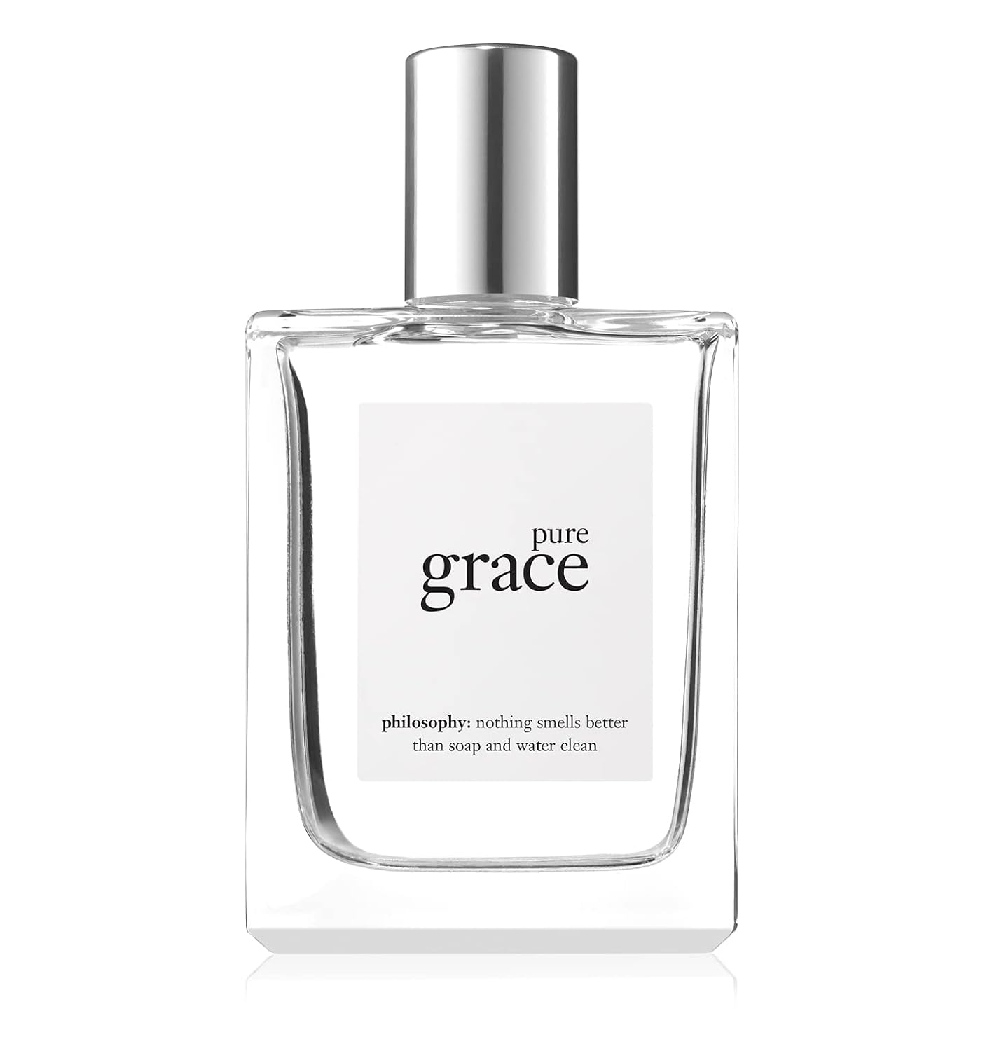 philosophy pure grace eau de toilette - crisp & clean women's perfume - with notes of water lily, leafy greens & musk - long lasting fragrance
