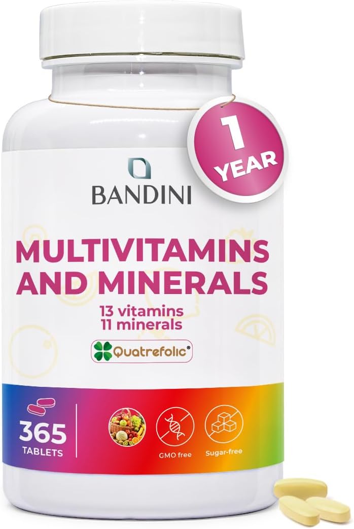 Bandini® Multivitamin | 365 High Strength Tablets (1 Year Supply) |