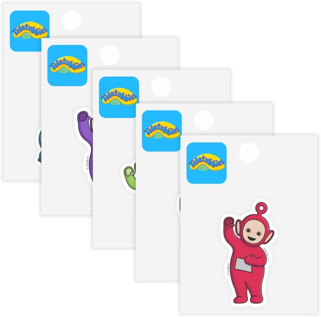 Teletubbies® Sticker Bundle - Waterproof Stickers for Water Bottles and Laptops