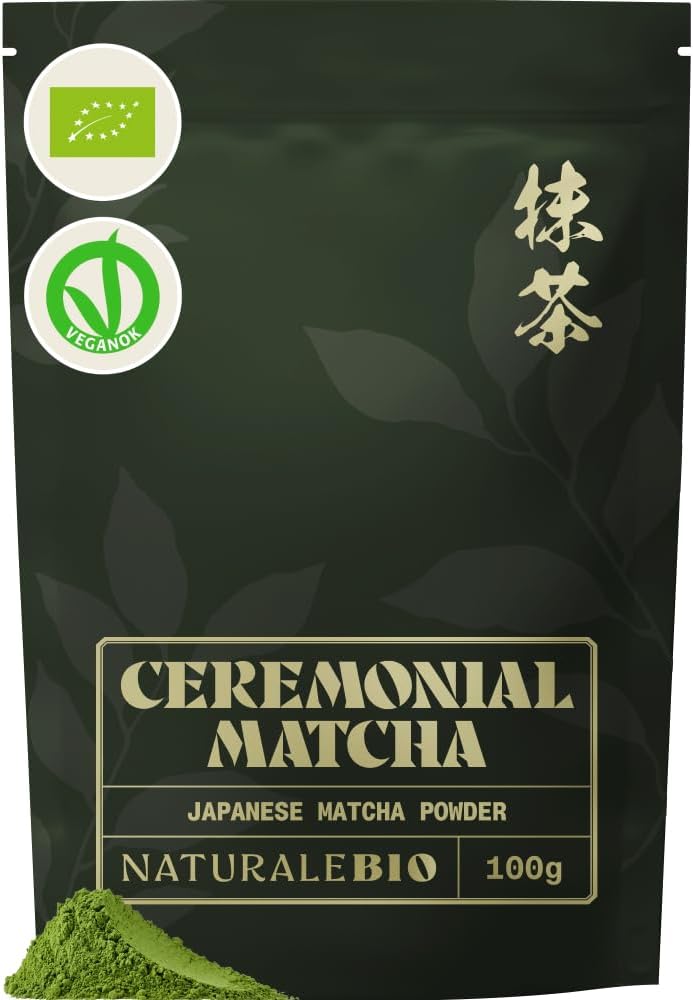 NaturaleBio Organic Ceremonial Grade Matcha Powder Uji Japan Umami Flavour