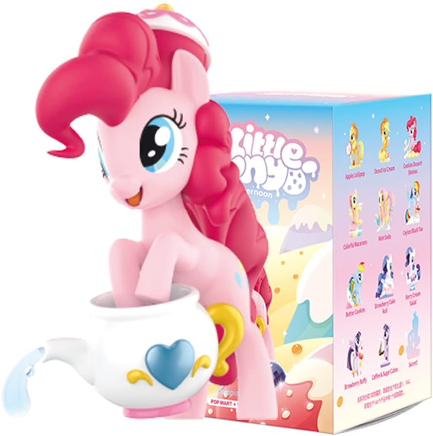 PopMart Compatible for Hasbro My Little Pony Leisure Afternoon Series Whole Set(12Boxes) 2.5 inches Premium Design gifts for women Fan-Favorite blind box Collectible Toy Art Toy