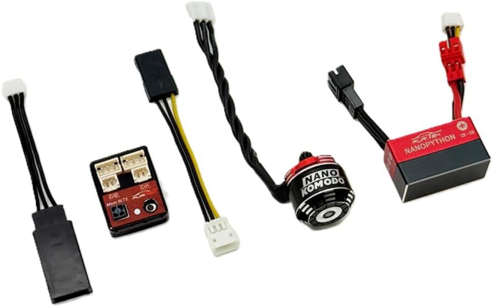 furitek NanoModo 2026 Stock TX Plug & Play Control System (ESC + Brushless Motor + RX) for Axial SCX30 - Remote Control Car, RC Crawler Electronics Combo Upgrades (FUR-2762)