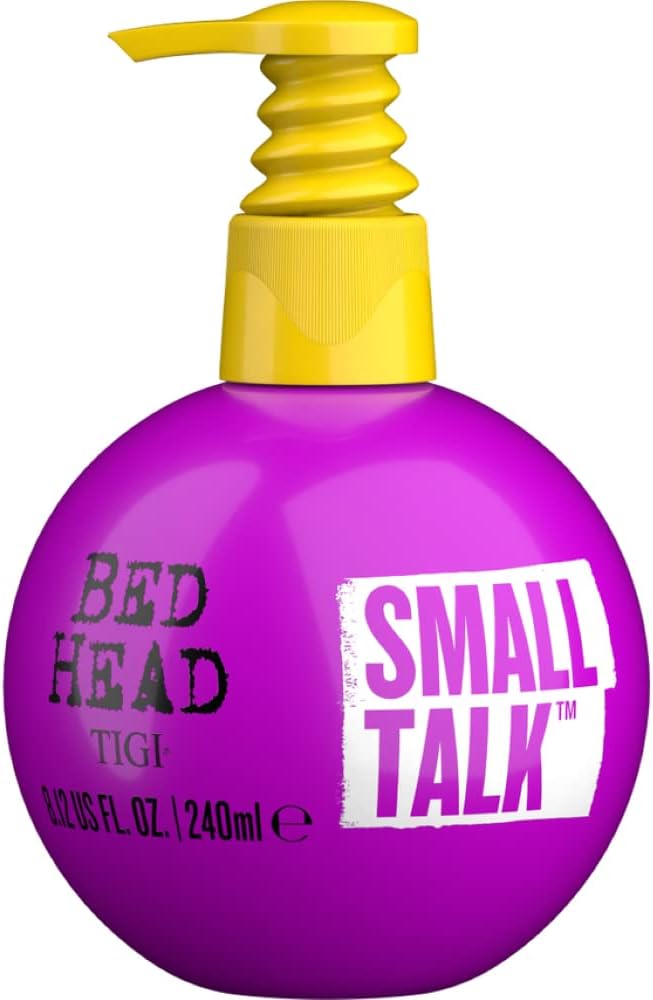 Bed Head by TIGI Small Talk Thickening Cream 240ml – Volumising Hair Styling Cream for Fine and Flat Hair, Frizz Control