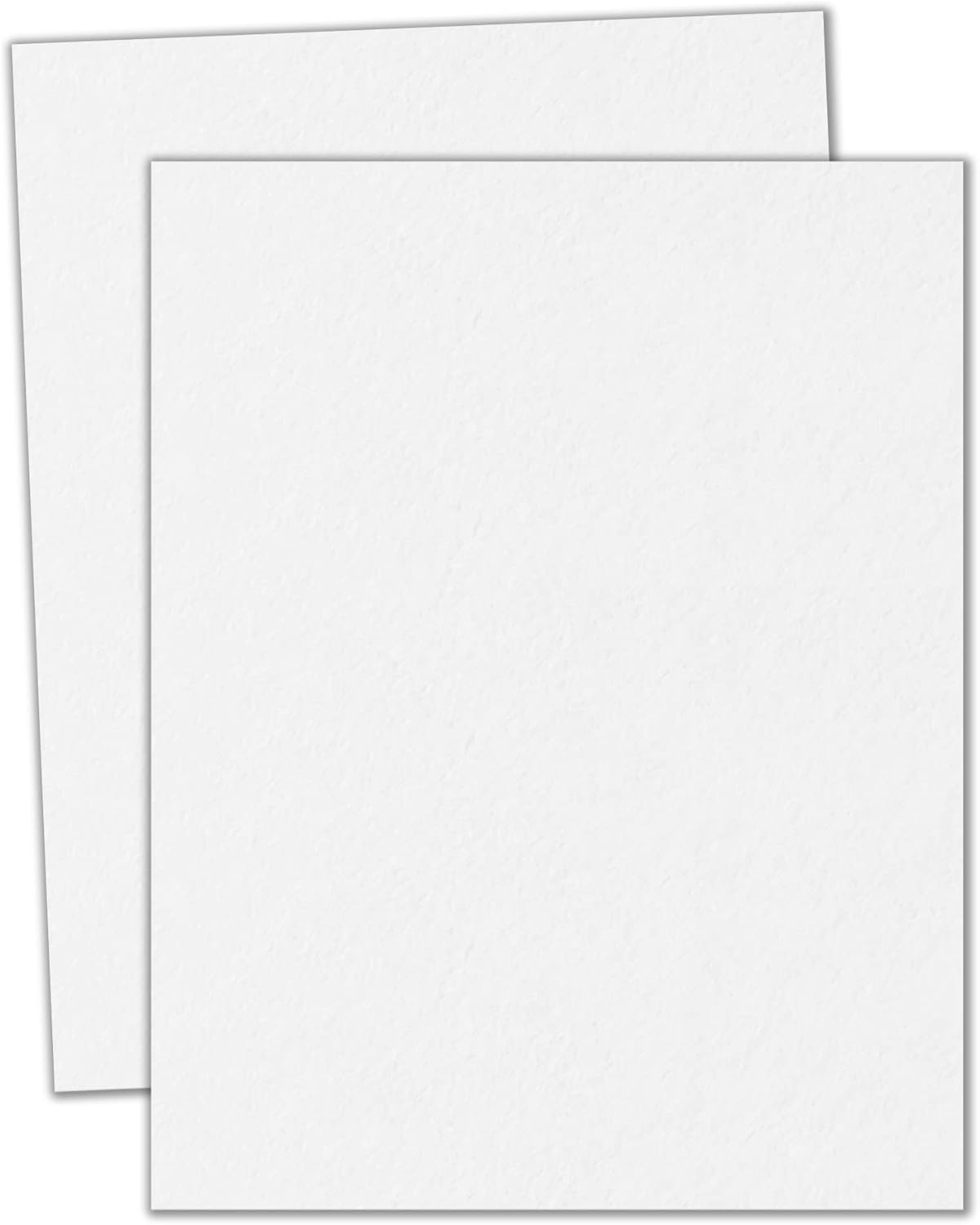 20 Sheets, Heavy White Cardstock - 8.5" x 11", 110 lb (300 gsm)