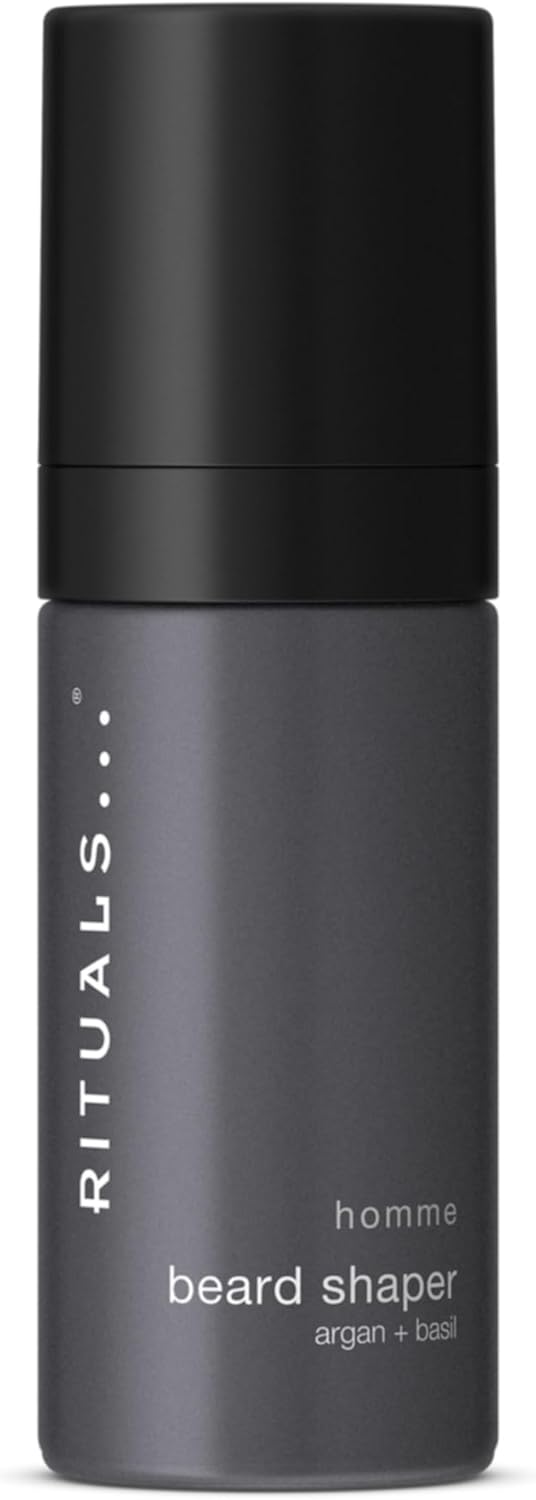 RITUALS Homme Beard Shaper for Men, Styling and Conditioning Cream with Argan Oil and Basil, Shapes and Softens Facial Hair, 30ml