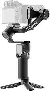 DJI RS 3 Mini, 3-Axis Gimbal Stabilizer for Cameras Canon/Sony/Panasonic/Nikon/Fujifilm, 2 kg (4.4 lbs) Tested Payload, Bluetooth Shutter Control, Camera Gimbal with Native Vertical Shooting