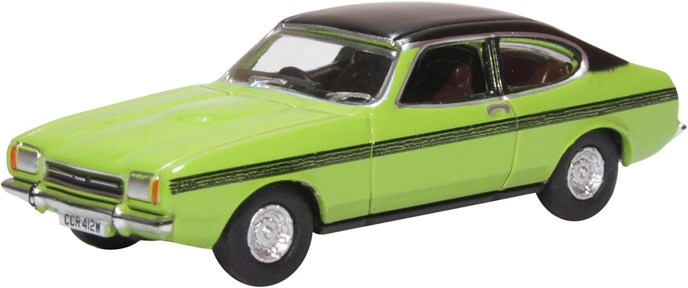 Oxford Ford Capri MkII Lime Green Only Fools & Horses vehicle 1:76 railway scale diecast model