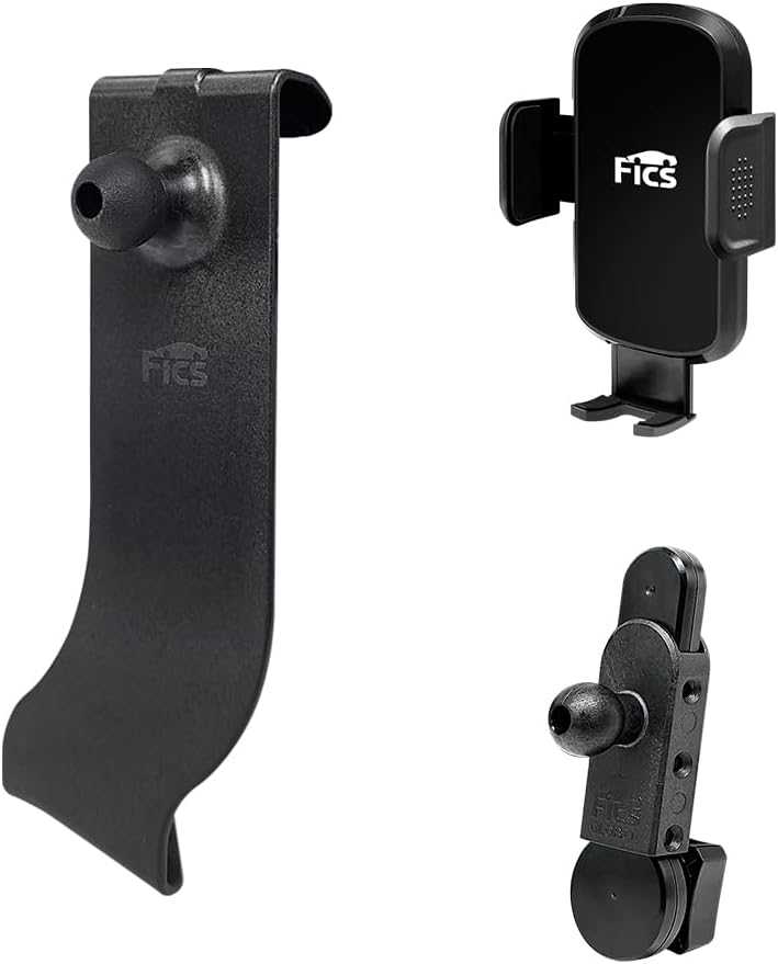 FICS Car Phone Holder for KIA NIRO (SG2) 2023, 2024, 2025 – Custom-Fit Mount for Seamless Display Integration, Interior Accessories for Navigation Use, Stable Driving View