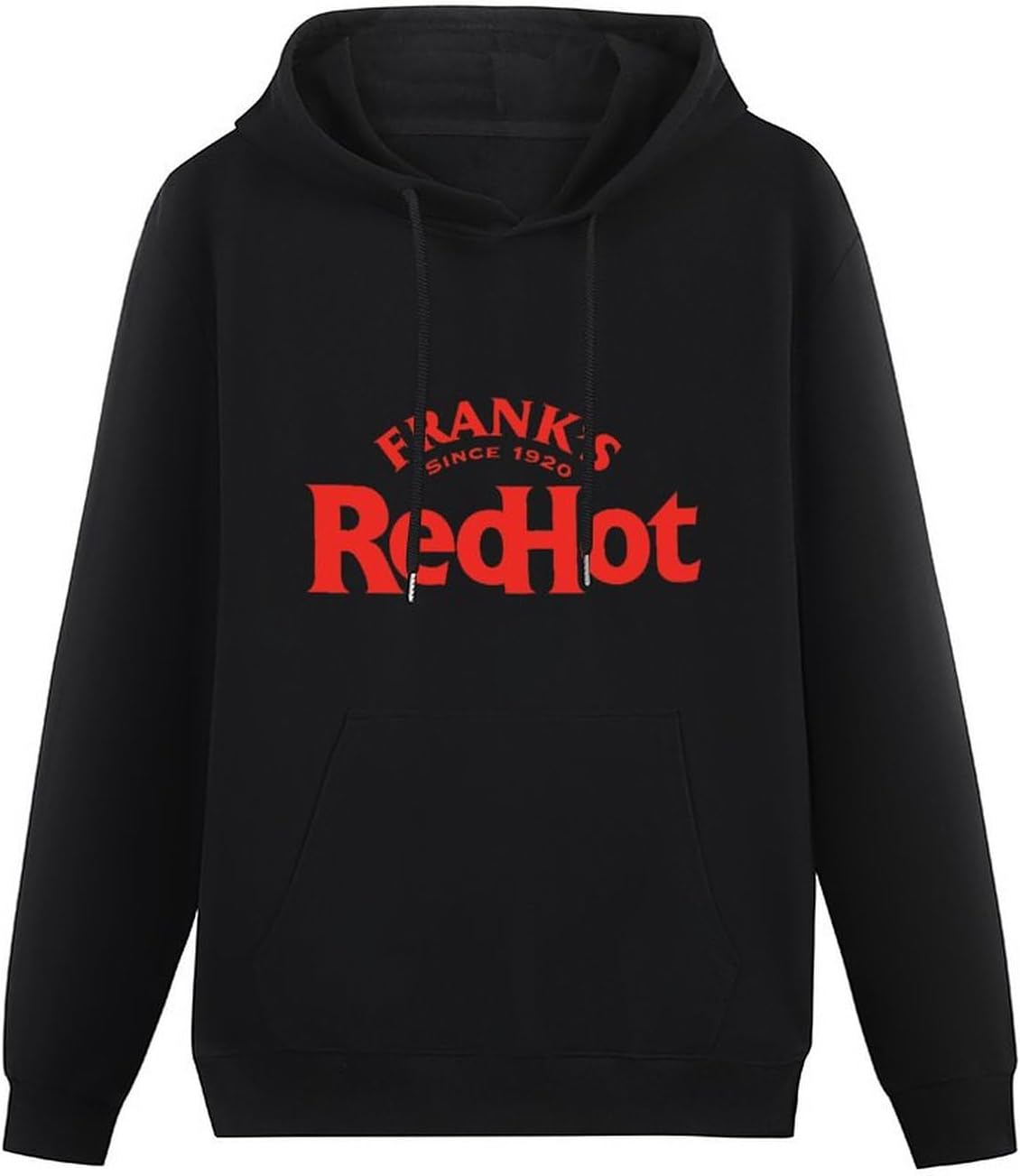 SHENLENEIYI Frank's Red Hot Sauce Unisex Hooded Printed Pullover Hoodies Mens Sweatshirts