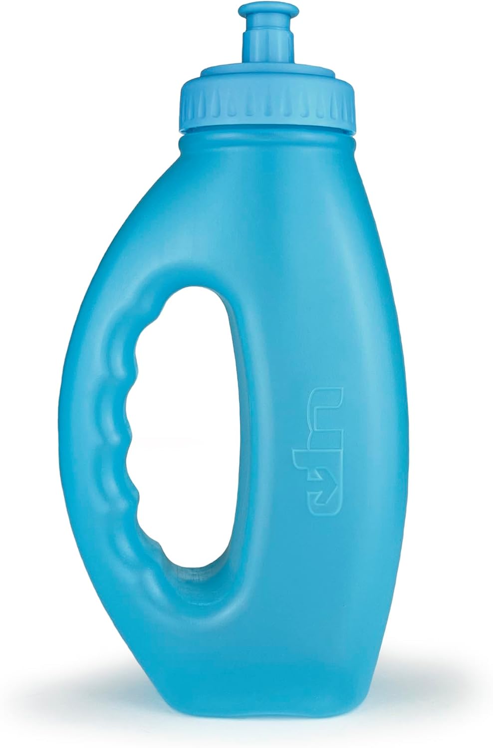 Ultimate Performance Runners Bottle 580cc Blue Carbon Neutral Certified BPA free flexible food grade plastic Fully Recyclable Ergo Shape Soft Spout Cap Run Hike Outdoor Sport Marathon Ultimate Event