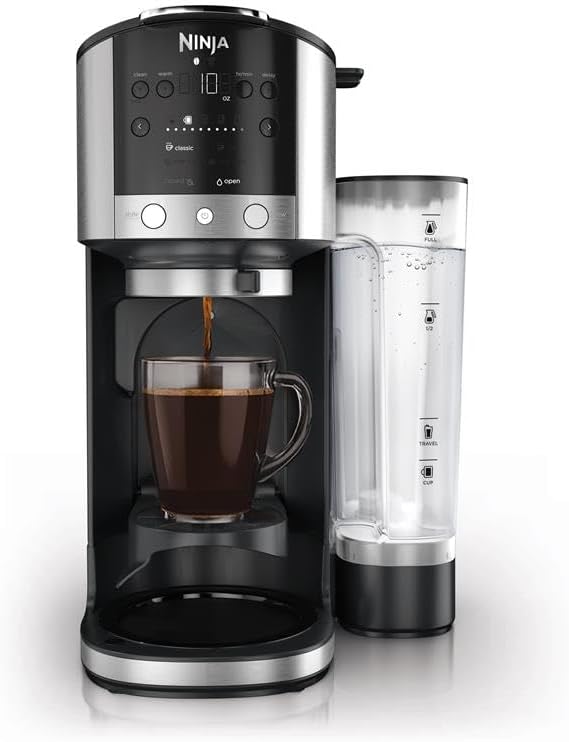 Ninja DualBrew Coffee Maker, Grounds & Pods, Stainless Steel, GP161