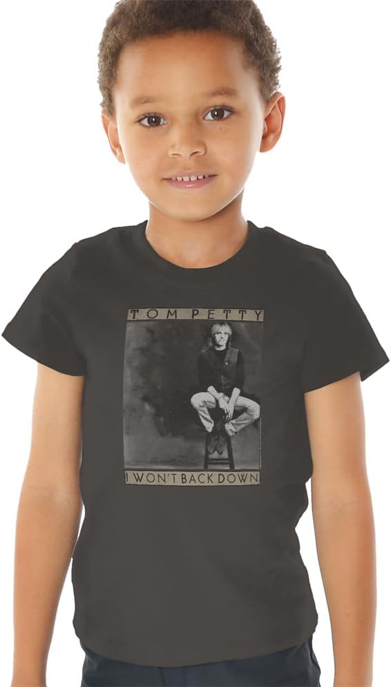 Tom Petty I Won't Back Down Kids T Shirt for Youth Toddler Boys and Girls