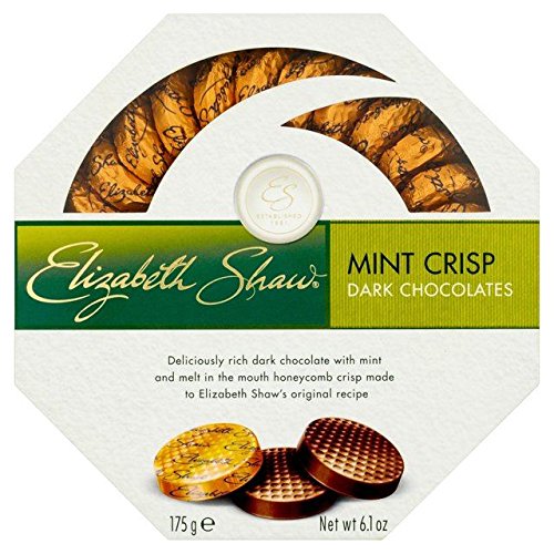 Elizabeth Shaw Dark Mint Crisp Chocolates - 175g