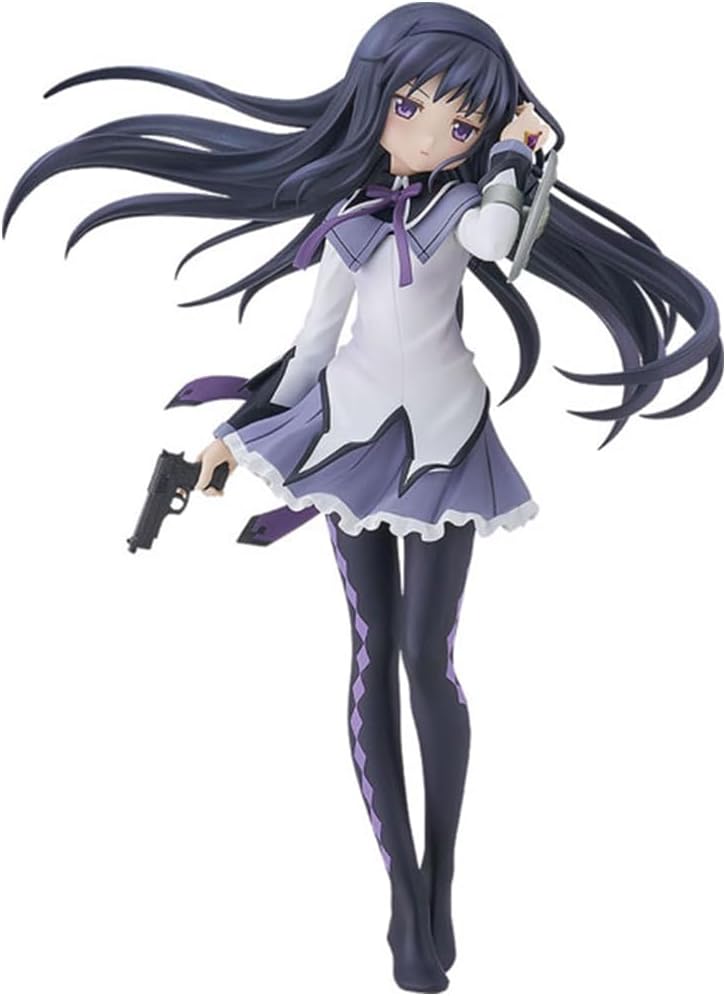 Zhongkaihua Homura Akemi Figure Standing Position Static Statue Anime Girl Model Collectible Figurine Desktop Ornaments,16cm