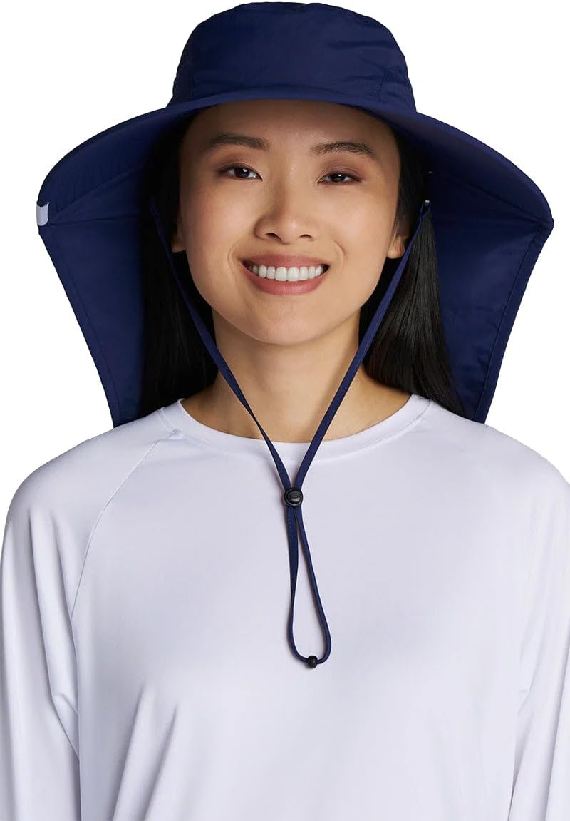 Unisex Wide Brim Sun Hat - UPF 50+ Sun Protection - SafeShade Hat