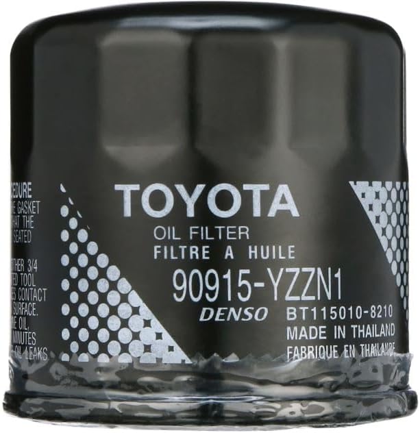 Toyota Genuine Oil Filter, 90915-YZZN1, OEM Engine Filter for Toyota and Lexus