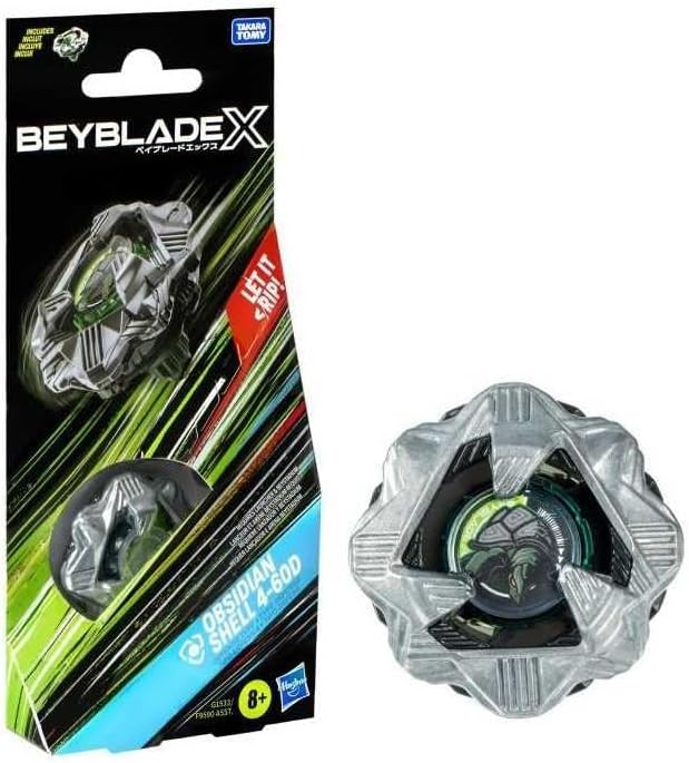 Beyblade X Obsidian Shell 4-60D Booster Pack Set