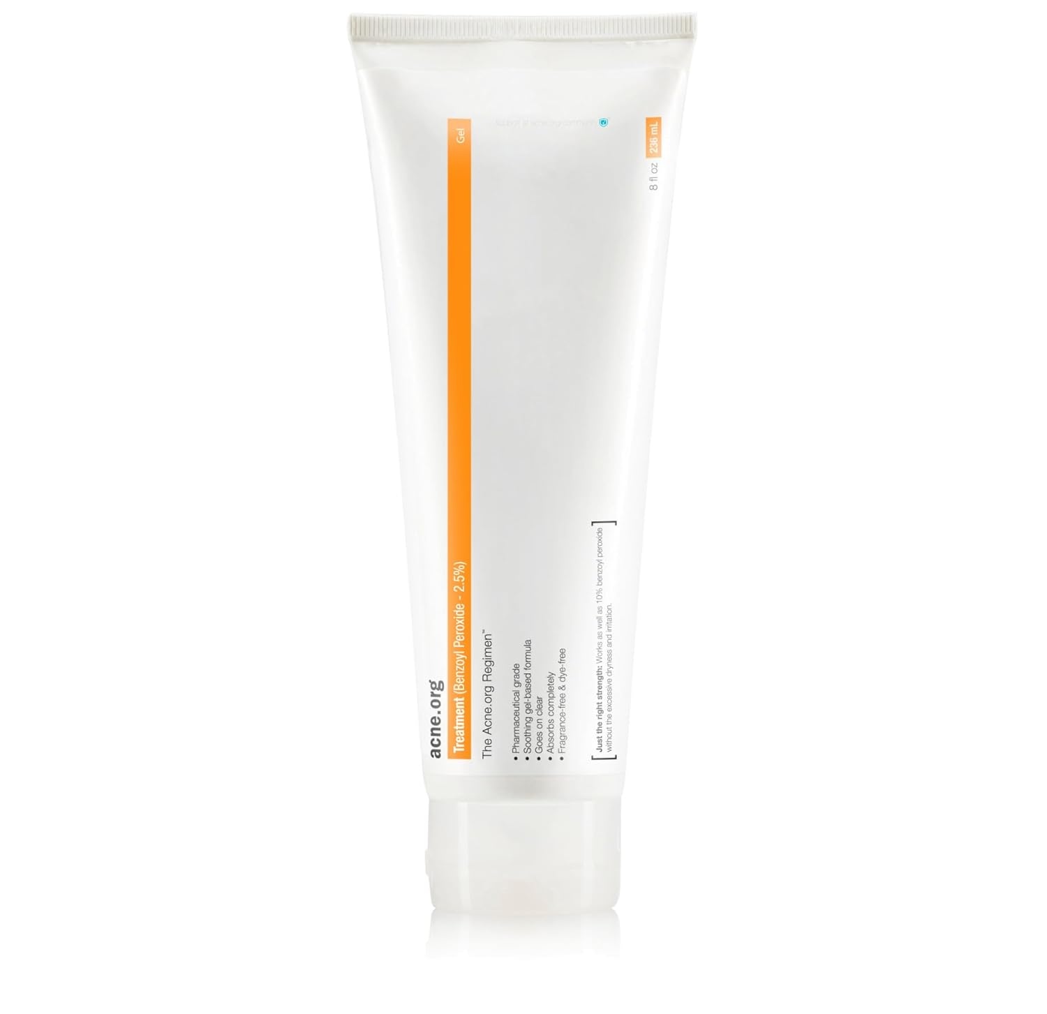 Acne.org Treatment (2.5% Benzoyl Peroxide) 8 oz. - Ultra Micronized, Pharmaceutical Grade Acne Treatment