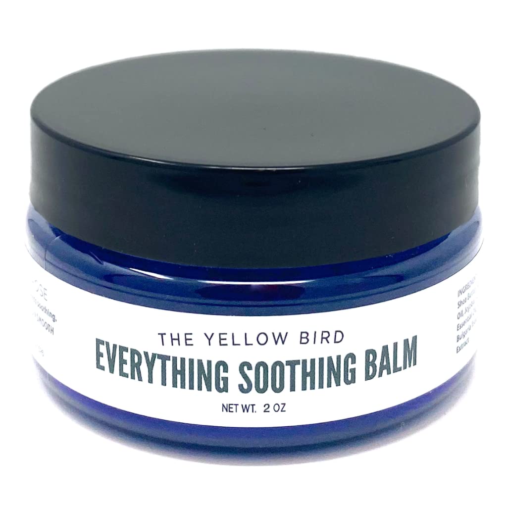 The Yellow Bird Everything Soothing Multi-Purpose Skin Balm (Arnica Chamomile Copaiba Rose, 2 Oz (Pack of 1))