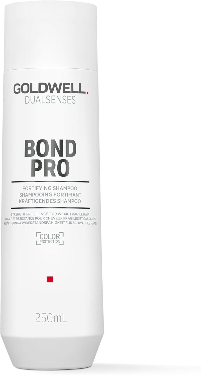 Goldwell Dualsenses Bond Pro Fortifying Shampoo for Fragile, Damaged Hair, Strengthening, microPROtec Complex, 250ml