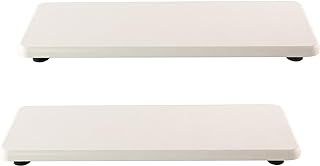 2 PCS Bathroom Sink Vanity Trays(8.66" * 3.15"), Diatomaceous Earth Coasters, Kitchen Soap Tray, Water Absorbing Stone Used for Hand Soap & Plants & Cosmetic Bottles in The Modern Home