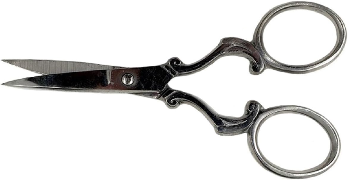 Badass Beard Care Beard & Mustache Stainless Steel Trimming Scissors For Men - Extremely Sharp and Durable (Silver)