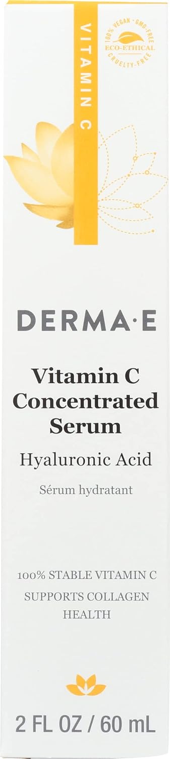 DERMA-E Vitamin C Concentrated Serum, Dermatologist Tested, 2 Fluid Ounce (Pack Of 1)