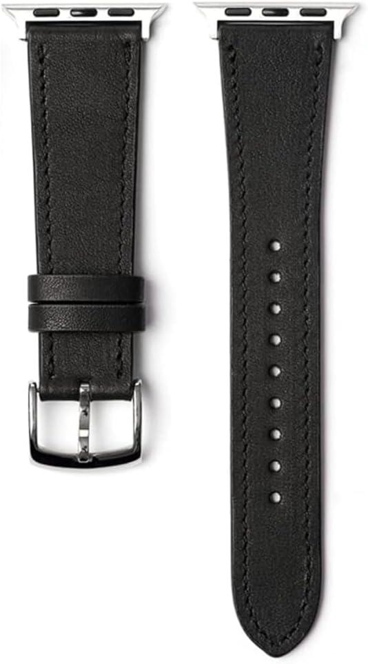 Leather Bands Compatible with Apple Watch Band 44mm 40mm 41mm 42mm 45mm 46mm 49mm Women & Men Premium Leather Replacement Band for iWatch Ultra SE Series 10 9 8 7 6 5 4 3 2 1