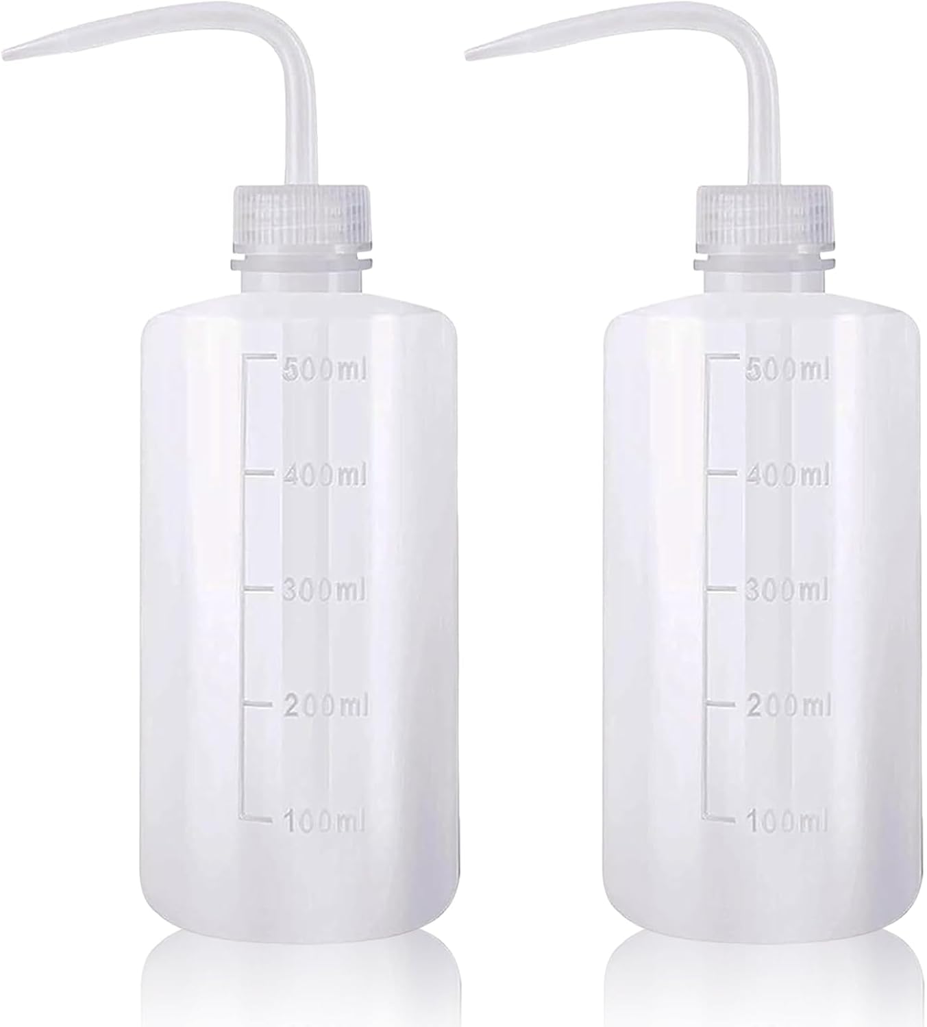 Squeeze Bottles 2-Pack (500ml/16.9oz) Heavy-Duty Squirt Bottle