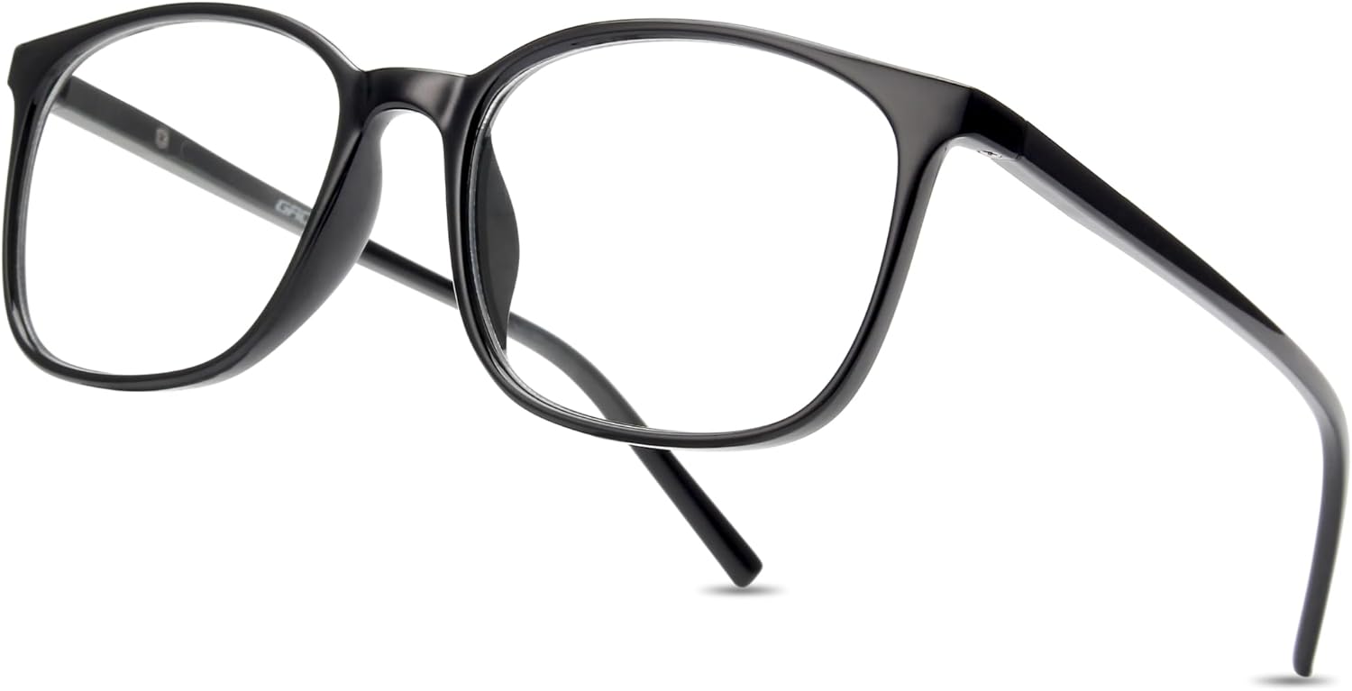 Gaoye Blue Light Blocking Glasses Women/Men, Computer Gaming Fake Eyeglasses Anti UV Ray-Spring Hinge