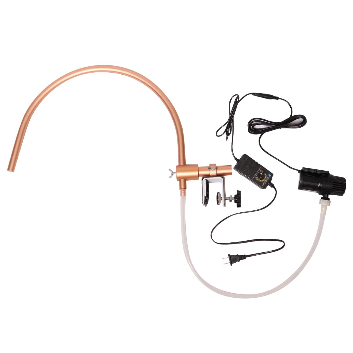 Head Spa Portable Water Therapy Water Outlet Frame Waterfall Adjustable Fits Most Shampoo Bowl Bed For Massage Salon Equipment, Gold