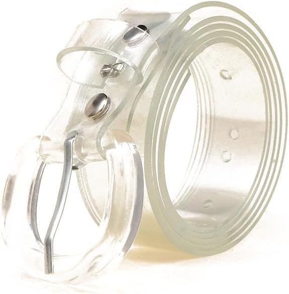 Clear Transparent Waist Belt For Women Lady Pants Dresses Skirts and Jeans