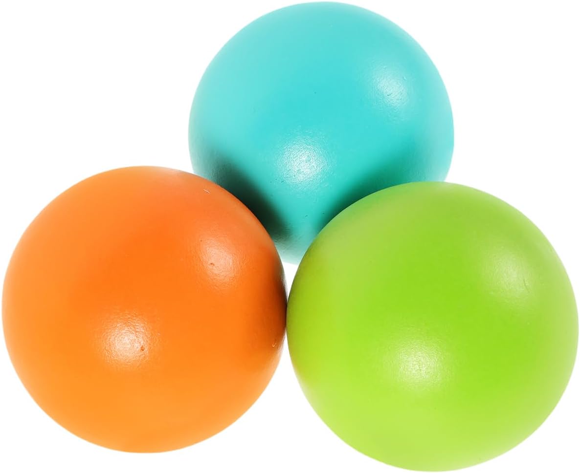 Croquet Balls Replacement Set 2.76 Inch Wooden Balls for Outdoor Lawn Games Family Fun Kids Adults Portable Durable