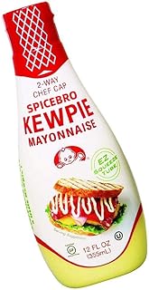 Kewpie Squeeze Mayonnaise, Japanese Mayo for Sandwich Spread, Salad, Toast, 12 Ounce, 1 Pack