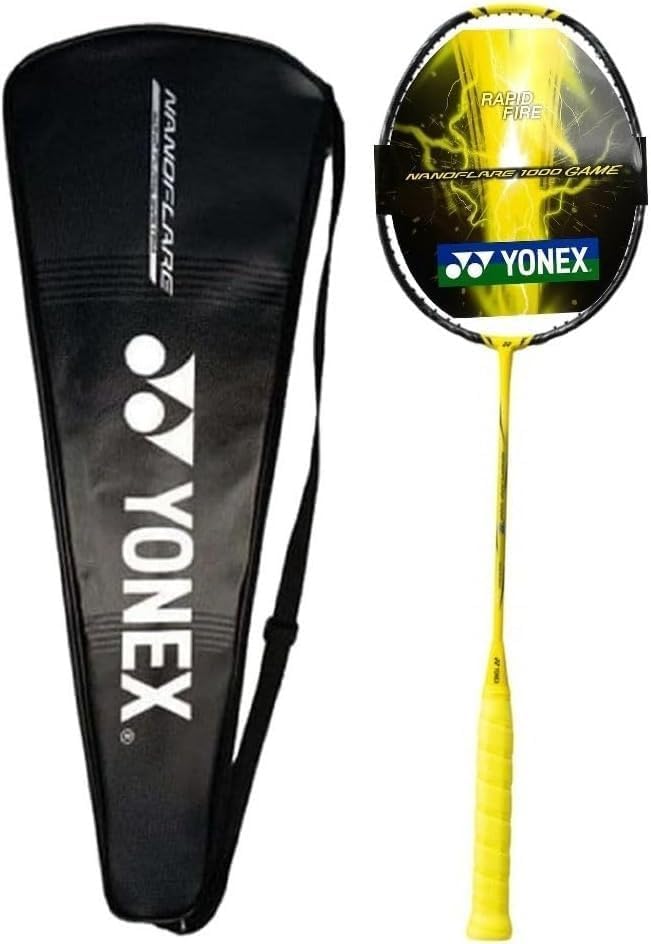 YONEX NANOFLARE 1000 Series Badminton Racquet|4U 5G|Lightning Yellow|1000ZZ | 1000 Tour | 1000 Game | 1000 Play |
