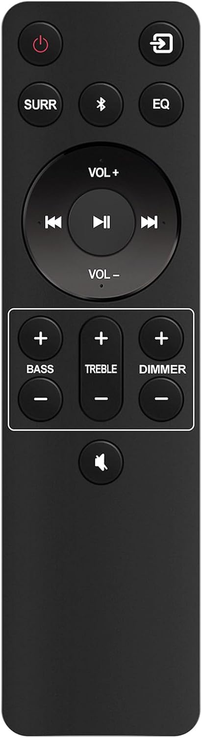 VINABTY EN212FD1H Replacement Remote Control Compatible with HISENSE Soundbar HS2100 HS2000 AX5100G AX3120G AX5125H