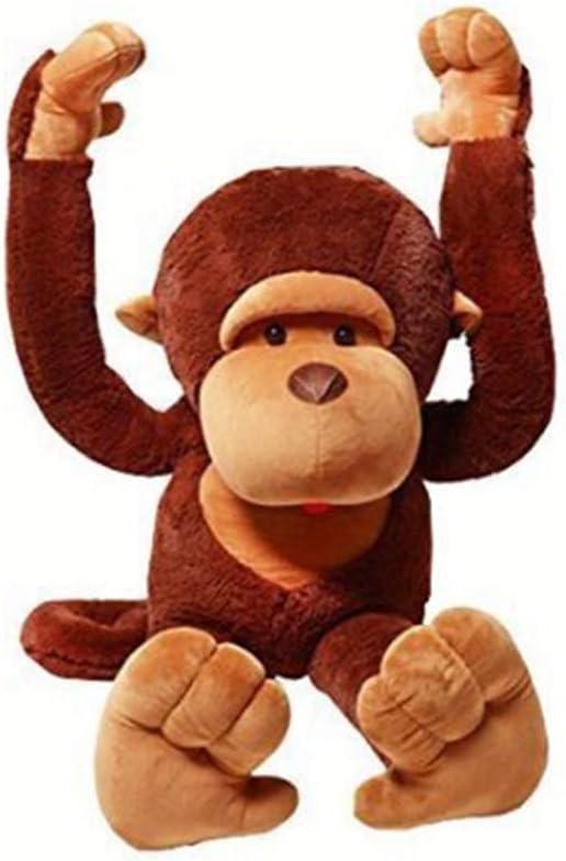 Large Stuffed Monkey Giant Monkey Stuffed Animal Big Gorilla Plush Toy for Kids and Girlfriends (31.5 Inches)