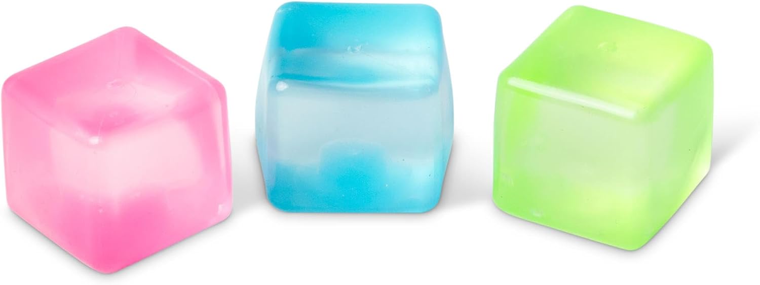 Diddy Sugar Cubes, Super Squishy Sensory Toy, Soft Squeezable Tactile Cube, Age 3+, Bright Colours, for Focus and Calm Play