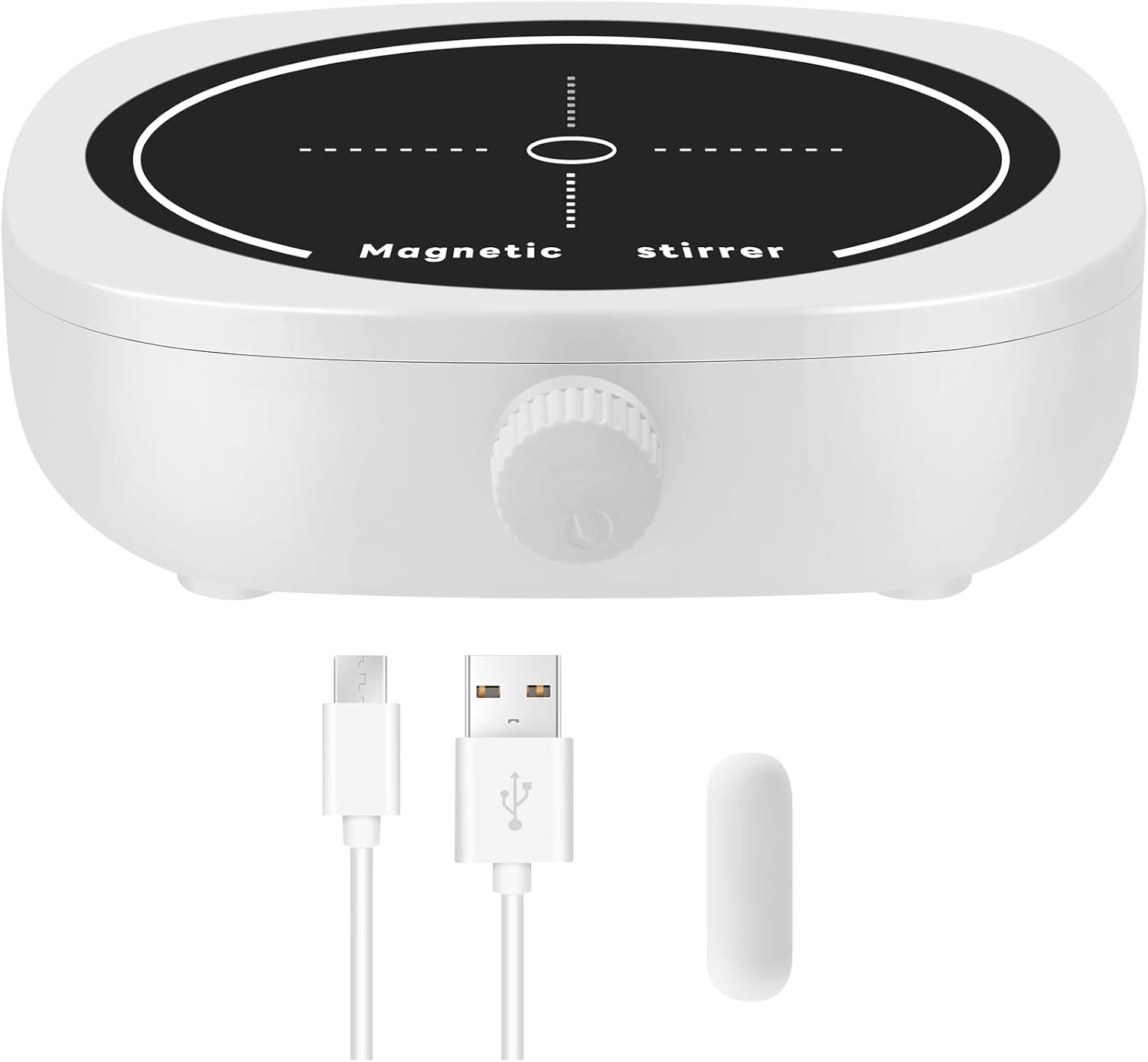 Magnetic Stirrer Lab Stir Mixer Portable Stirrer Plate for Laboratory