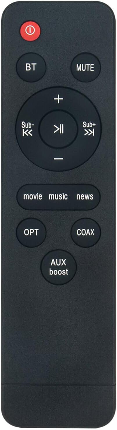 NTQinParts Remote Control Controller Replacement for Assistrust SoundBar TV Speaker KY-2023