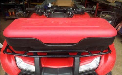 ATV Quad Universal Front Cargo Box Luggage Trunk Red/Black