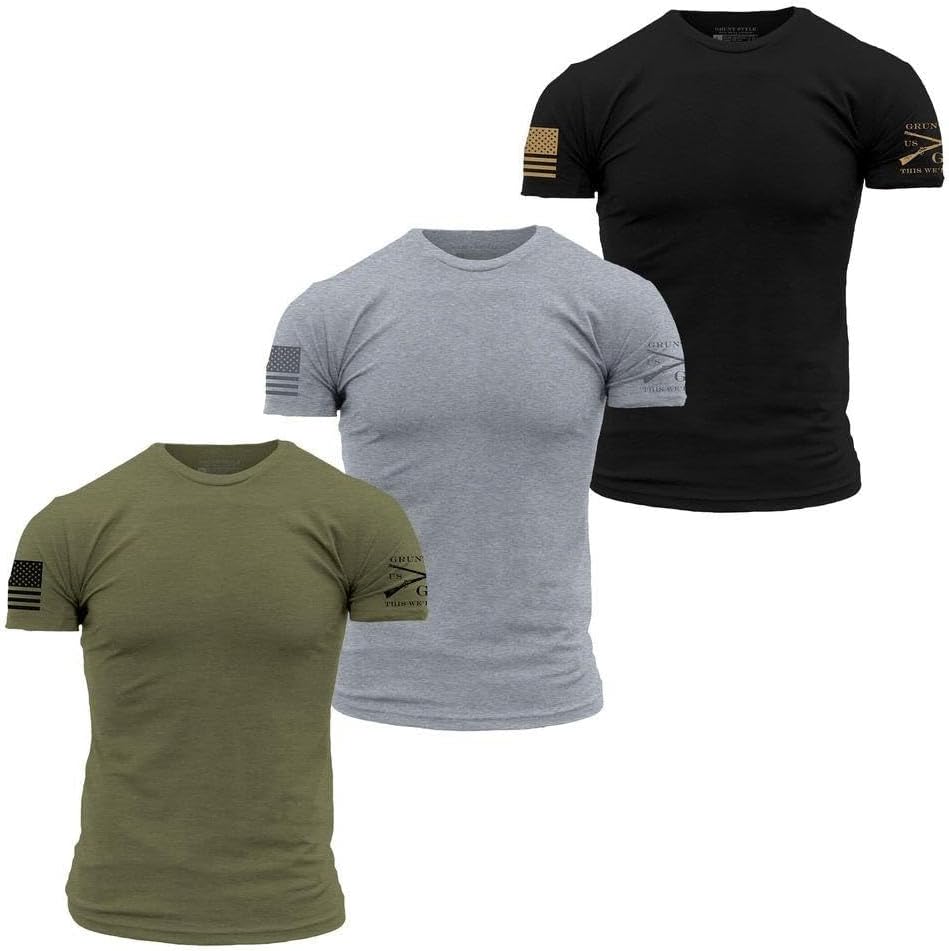 Grunt Style Basic Crew T-Shirt Pack